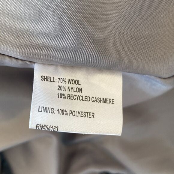 Calvin Klain Peacoat Wool Buttons Closure - Picture 6 of 8